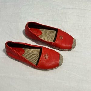 Orange Coach espadrilles